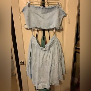 Light blue two piece set